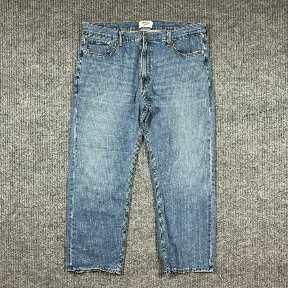 Levi's Denizen 285 Relaxed Jeans Mens Size 40x30 Blue Denim Straight Mid Rise